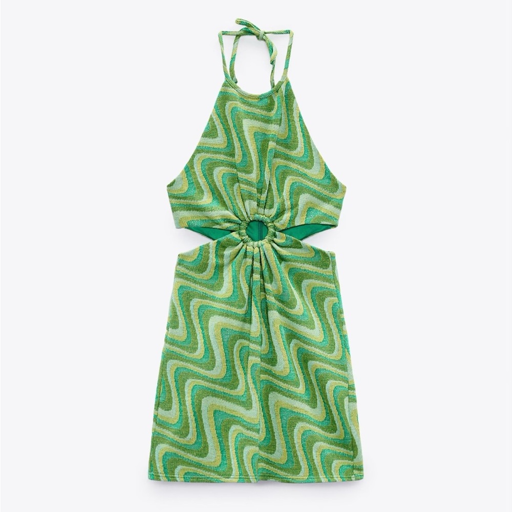 Funky Green Summer Dress